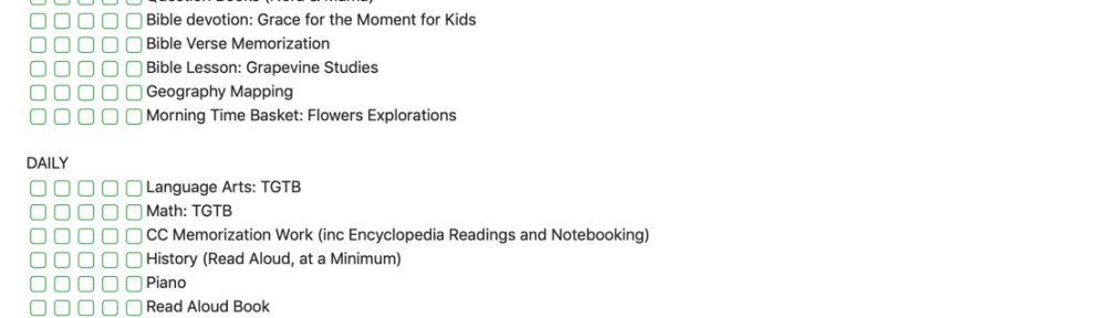 Our 3rd Grade Homeschool “Routine”